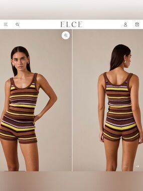 ELCE Reine Short NWT Color Terra Size Small